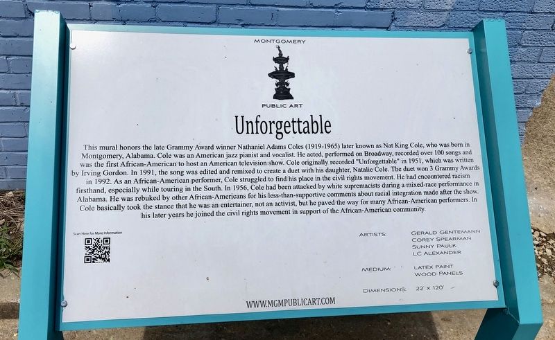 Unforgettable Marker image. Click for full size.