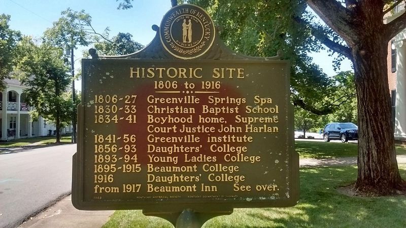 Historic Site side of the marker image. Click for full size.