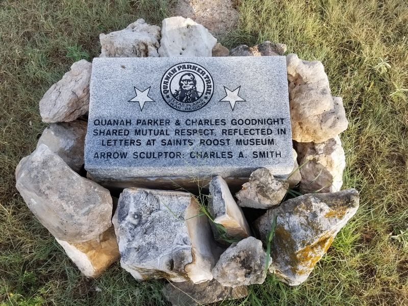 Quanah Parker Trail Marker. Click for full size. Quanah Parker Trail Marker image. Click for full size.