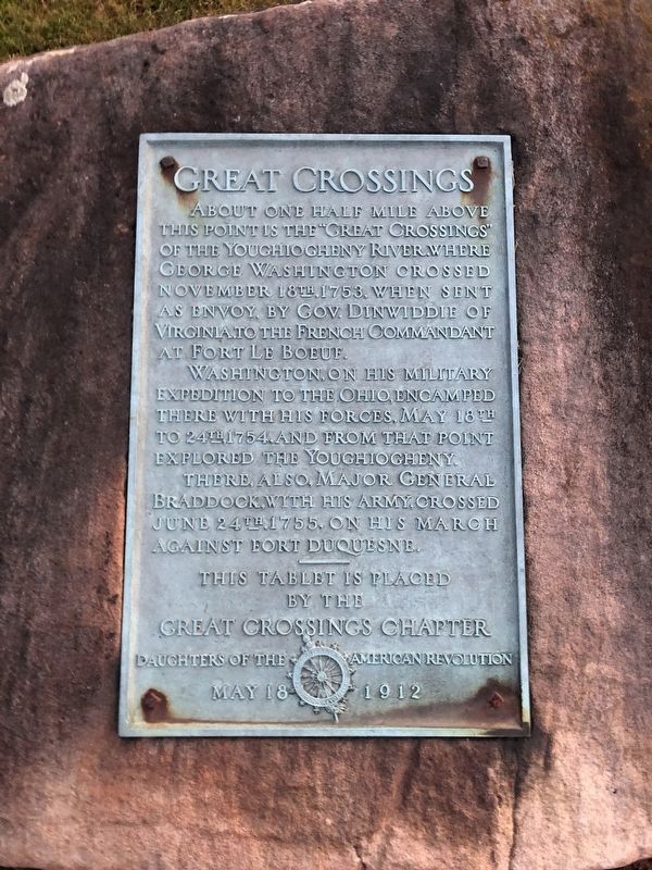 Great Crossings Marker image. Click for full size.