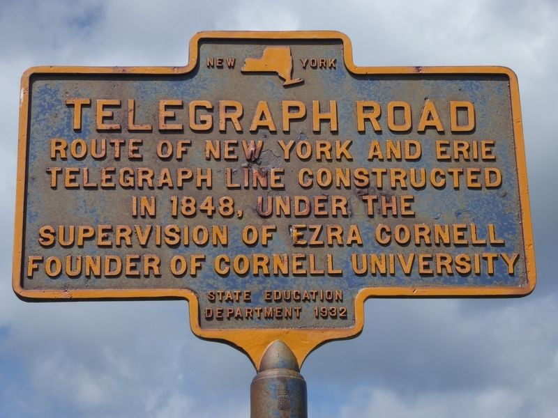 Telegraph Road Marker image. Click for full size.
