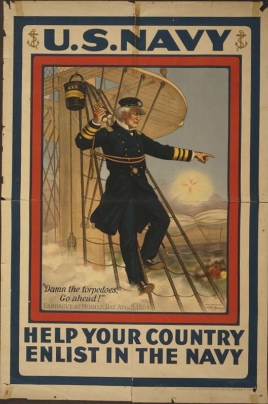 WW I recruiting poster.... image. Click for full size.