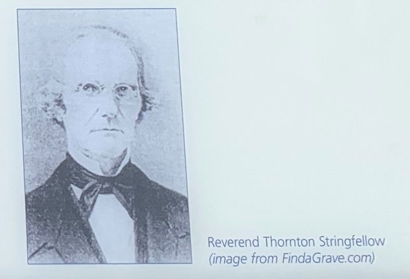 Reverend Thornton Stringfellow image. Click for full size.