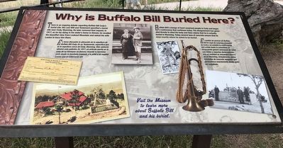 Buffalo Bill's Grave — Why is Buffalo Bill Buried Here? Marker image. Click for full size.