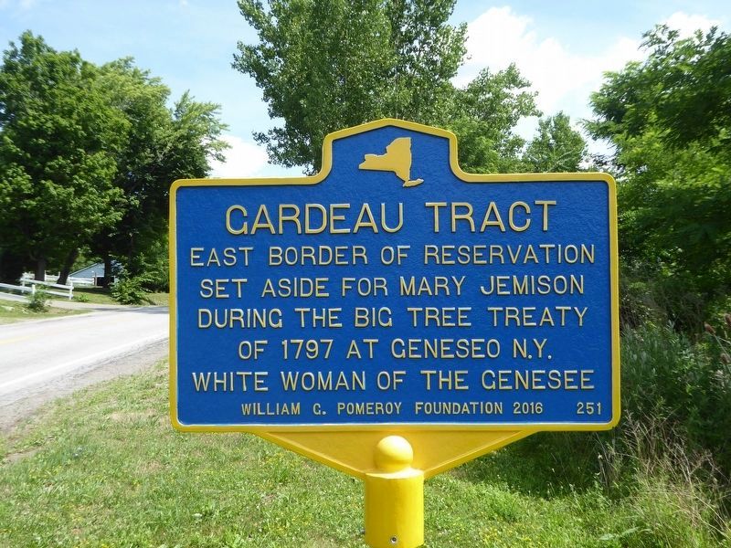 Gardeau Tract Marker image. Click for full size.