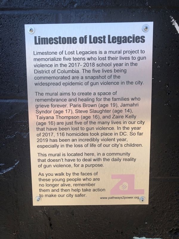 Limestone of Lost Legacies Marker image. Click for full size.
