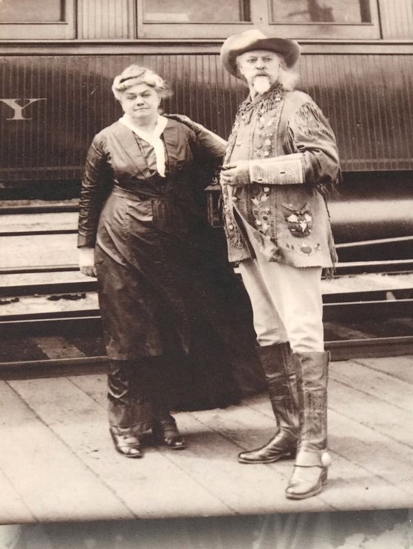 Buffalo Bill Cody and his wife, Louisa Maude image. Click for full size.