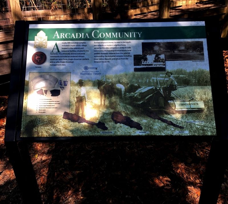 Arcadia Community Marker image. Click for full size.