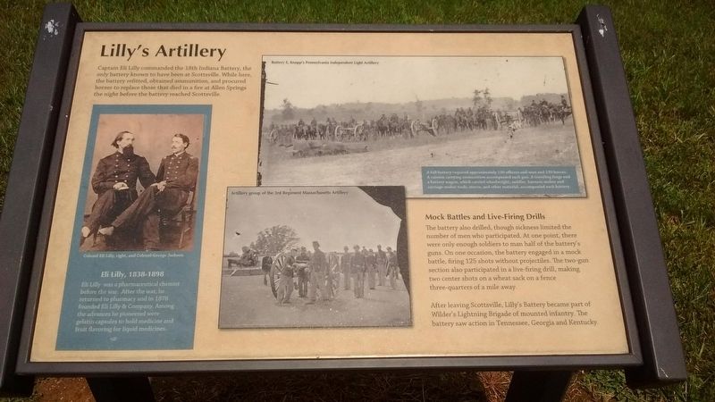 Lilly’s artillery Marker image. Click for full size.