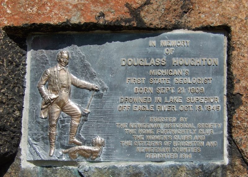 Douglass Houghton Marker. Click for full size. Douglass Houghton Marker image. Click for full size.