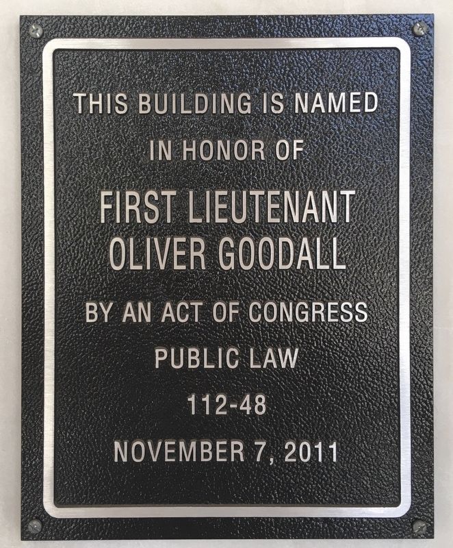 Oliver Goodall Post Office Marker image. Click for full size.