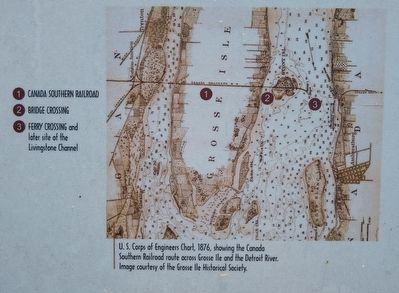 Across the Water to Stony Island and Beyond Marker — lower left image image. Click for full size.