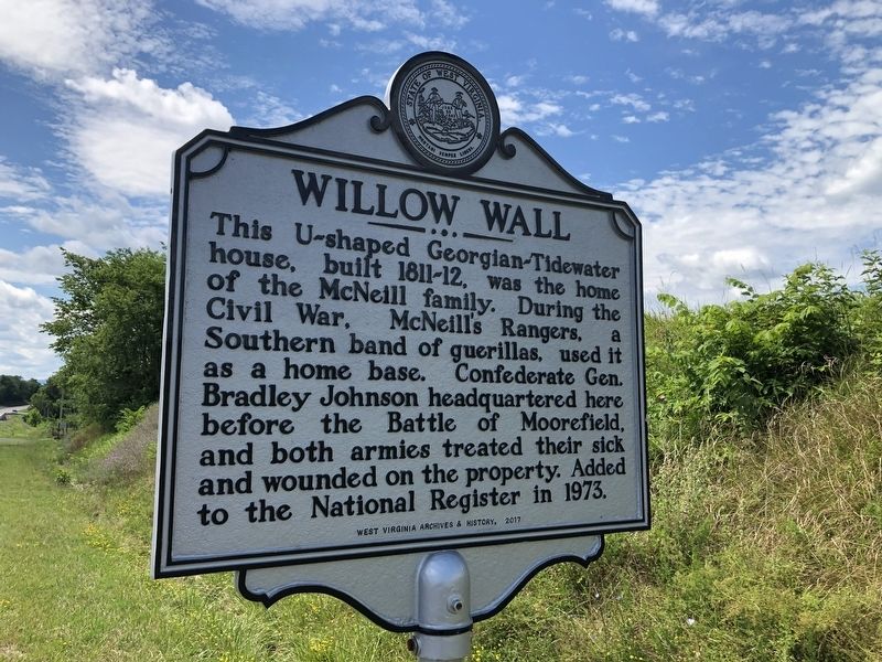 Willow Wall Marker image. Click for full size.