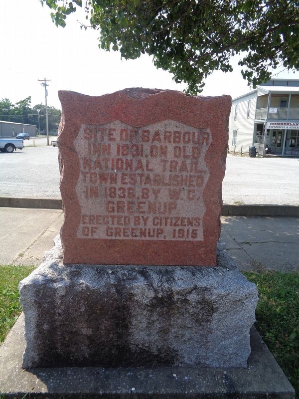 Site of Barbour Inn Marker. Click for full size. Site of Barbour Inn Marker image. Click for full size.