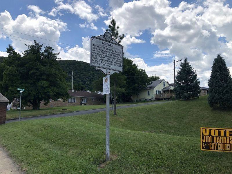 Historical Marker near Post Office Marker image. Click for full size.