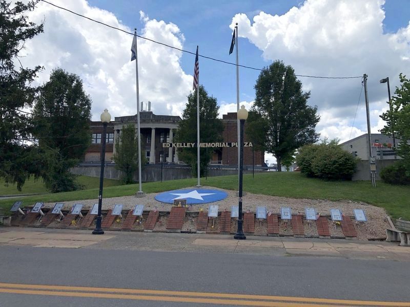 Ed Kelley Memorial Plaza. Click for full size. Ed Kelley Memorial Plaza image. Click for full size.