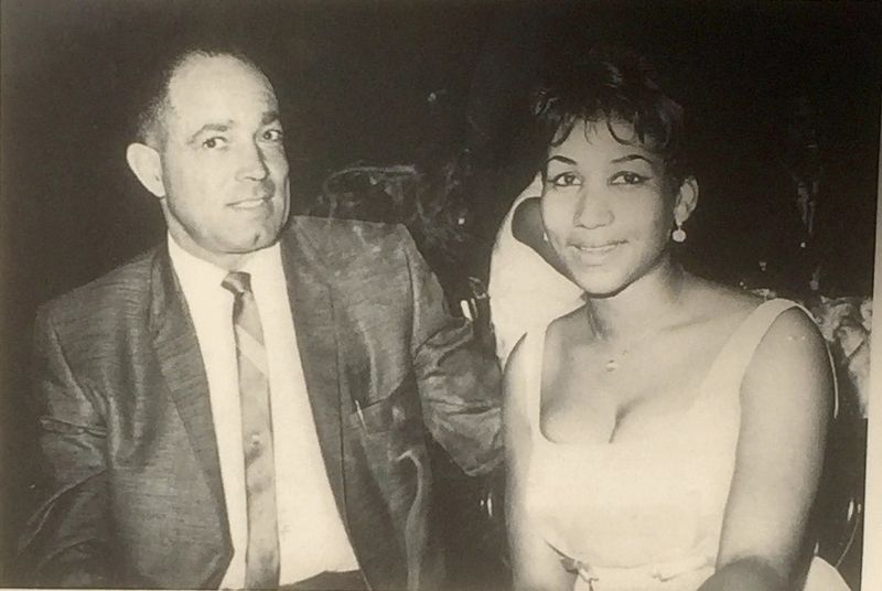 Marker inset photo: Melvin Reid and Aretha Franklin image. Click for full size.