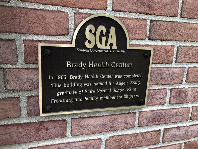 Brady Health Center Marker image. Click for full size.