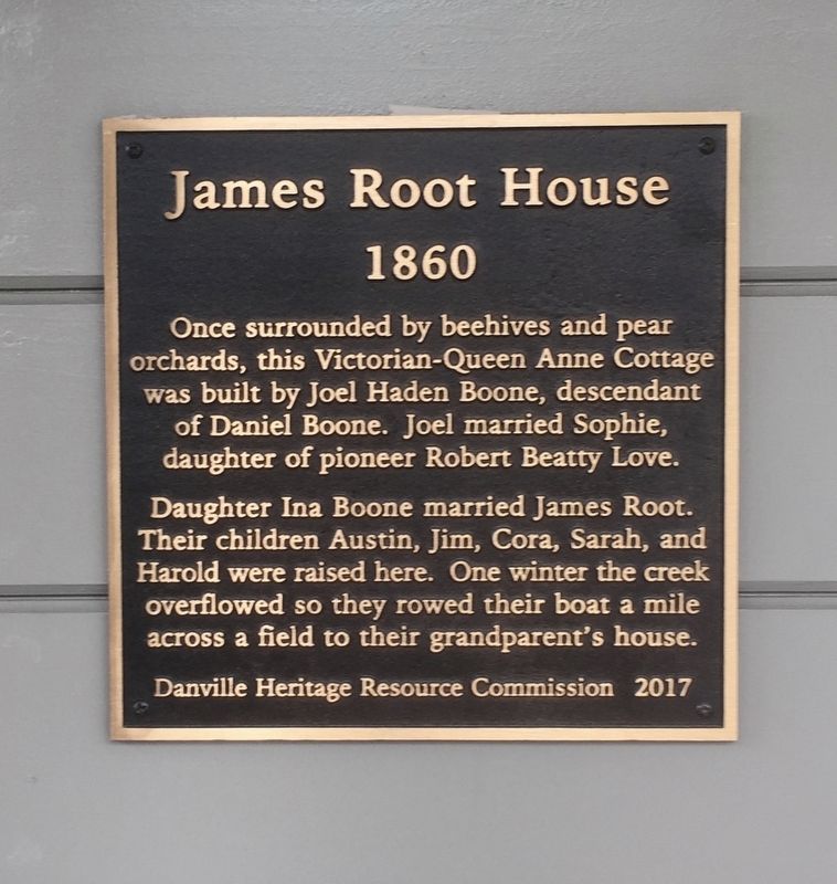 James Root House Marker image. Click for full size.