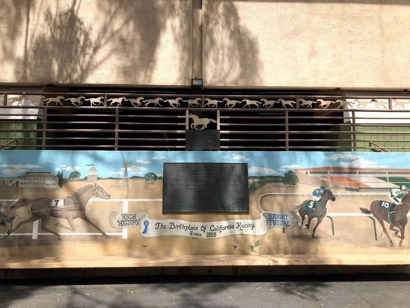 Rancho El Valle de San Jose Grandstand image. Click for full size.