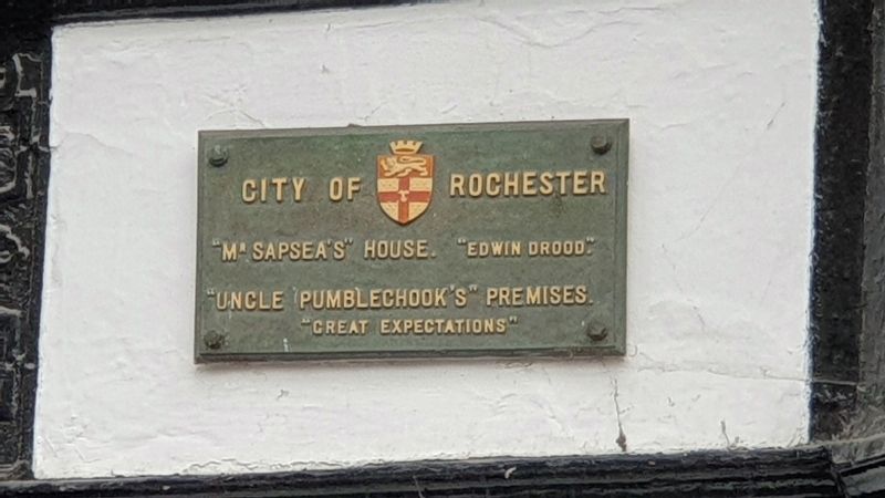 Mr. Sapsea's House Marker image. Click for full size.