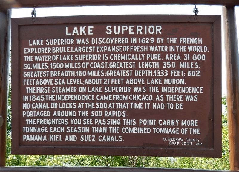Lake Superior Marker image. Click for full size.