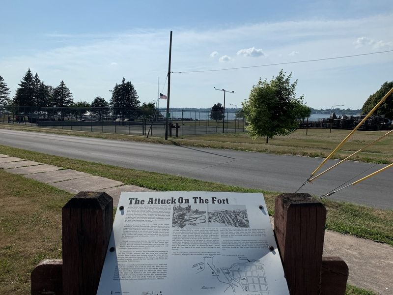 Attack on the Fort Marker image. Click for full size.