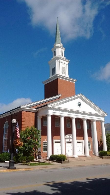 Harrodsburg Baptist Church Marker image. Click for full size.