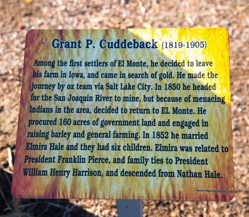 Grant P. Cuddeback Marker image. Click for full size.