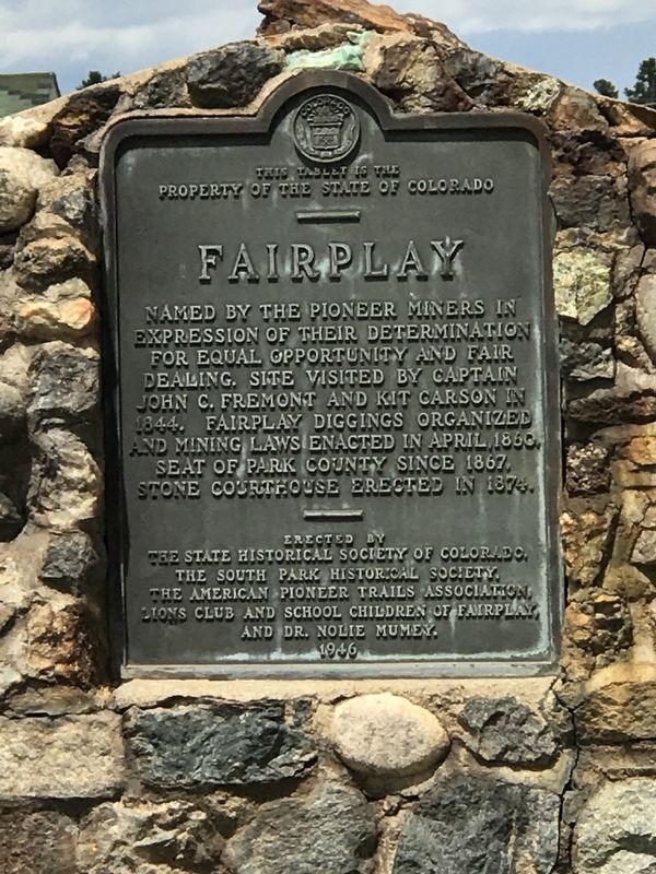 Fairplay Marker image. Click for full size.