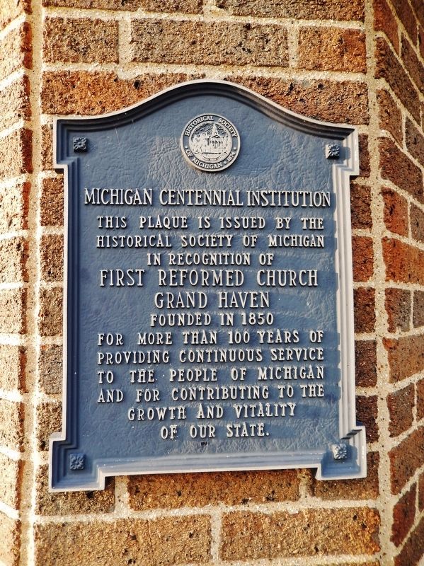 First Reformed Church Marker image. Click for full size.