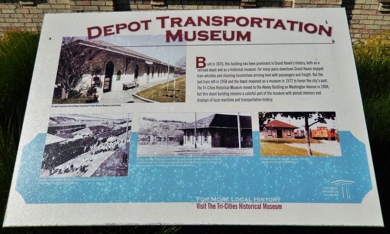 Depot Transportation Museum Marker image. Click for full size.