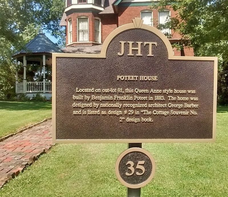 Poteet House Marker image. Click for full size.