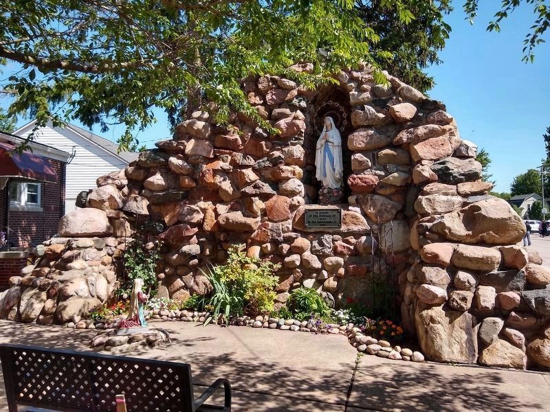 Immaculate Conception of Blessed Virgin Mary Grotto - front image. Click for full size.