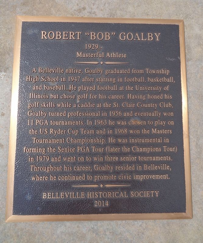 Robert "Bob" Goalby Marker image. Click for full size.