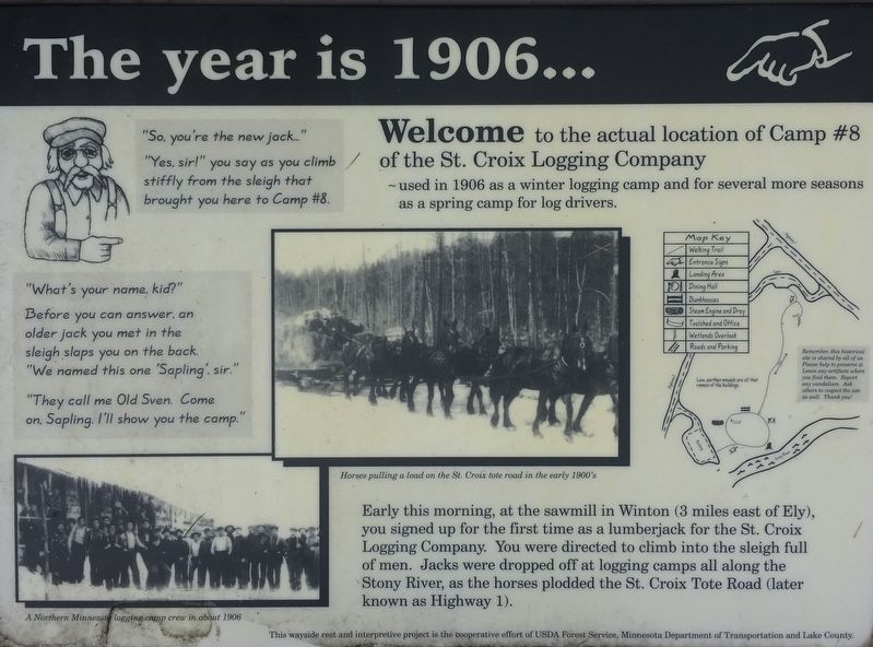 The Year is 1906 Marker image. Click for full size.
