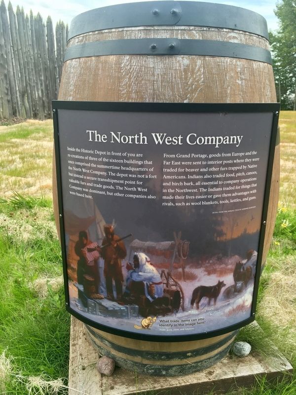 The North West Company Marker image. Click for full size.