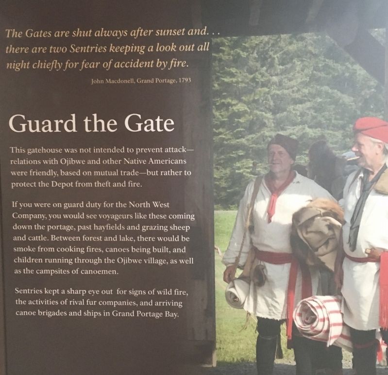 Guard the Gate Marker image. Click for full size.