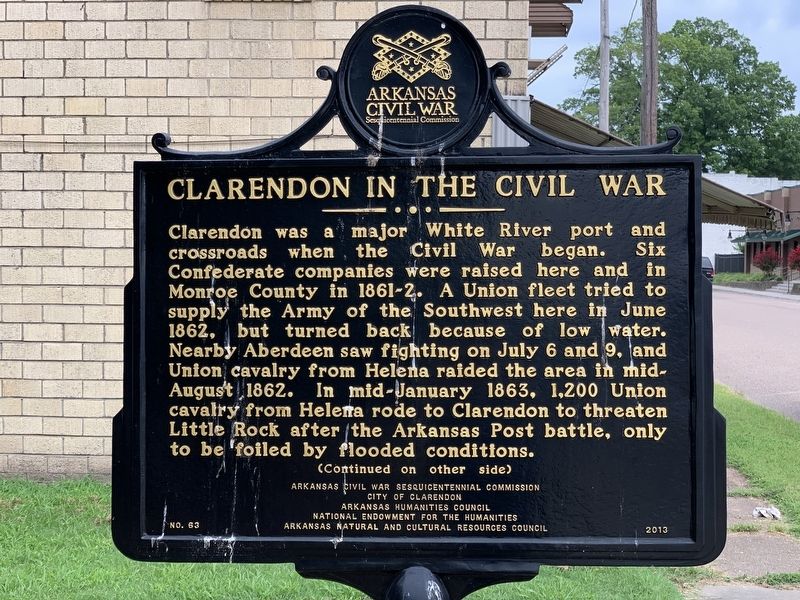 Clarendon in the Civil War Marker image. Click for full size.