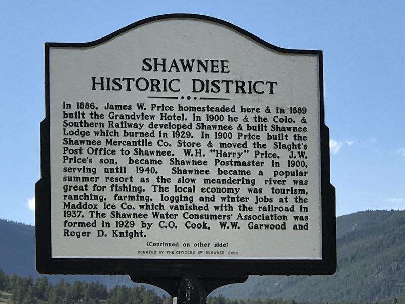 Shawnee Historic District Marker image. Click for full size.