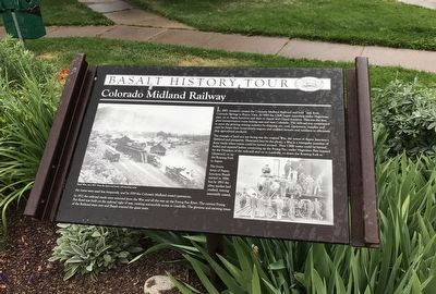 Colorado Midland Railway Marker image. Click for full size.