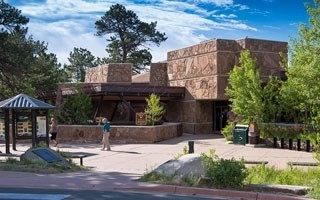 Rocky Mountain National Park Administration Building/Beaver Meadows Visitor Center image. Click for full size.