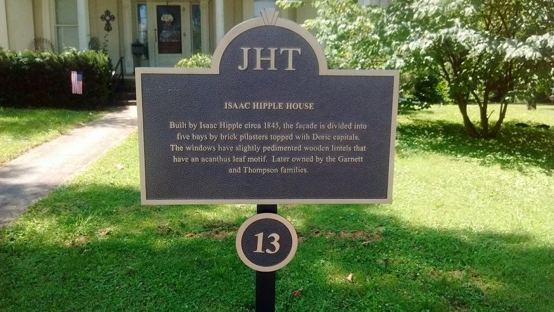 Isaac Hipple House Marker image. Click for full size.