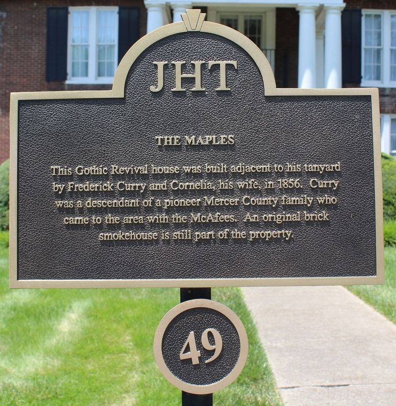 The Maples Marker image. Click for full size.