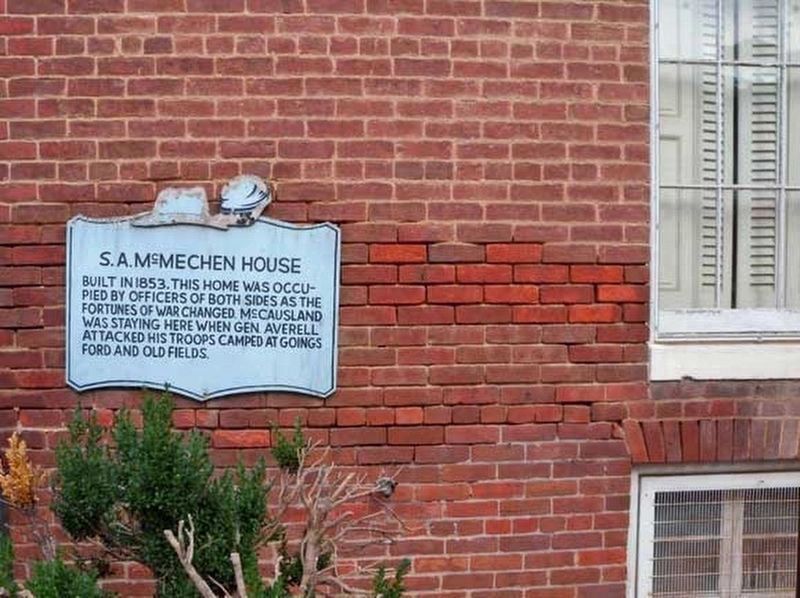 S. A. McMechen House Marker image. Click for full size.