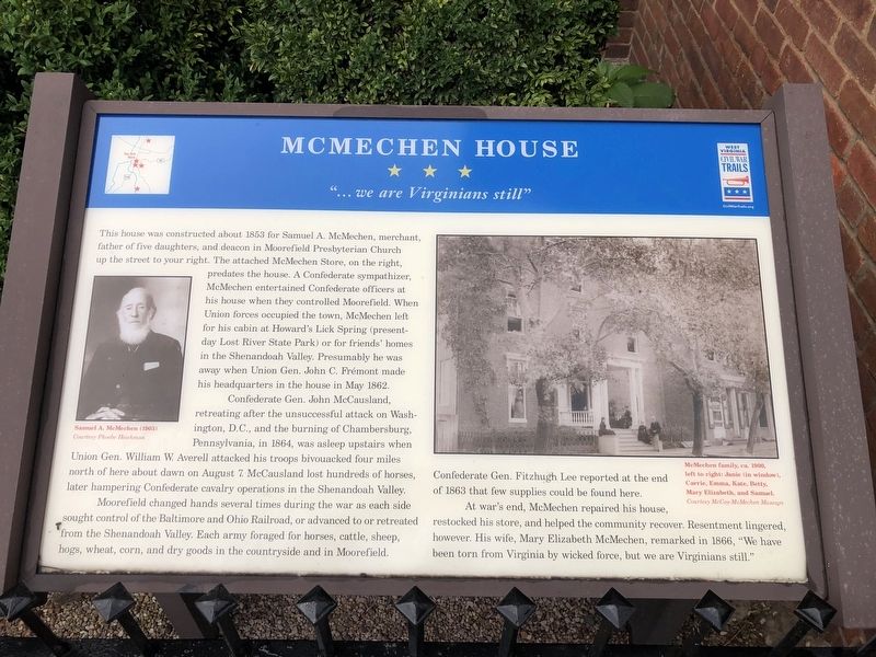 McMechen House Marker image. Click for full size.
