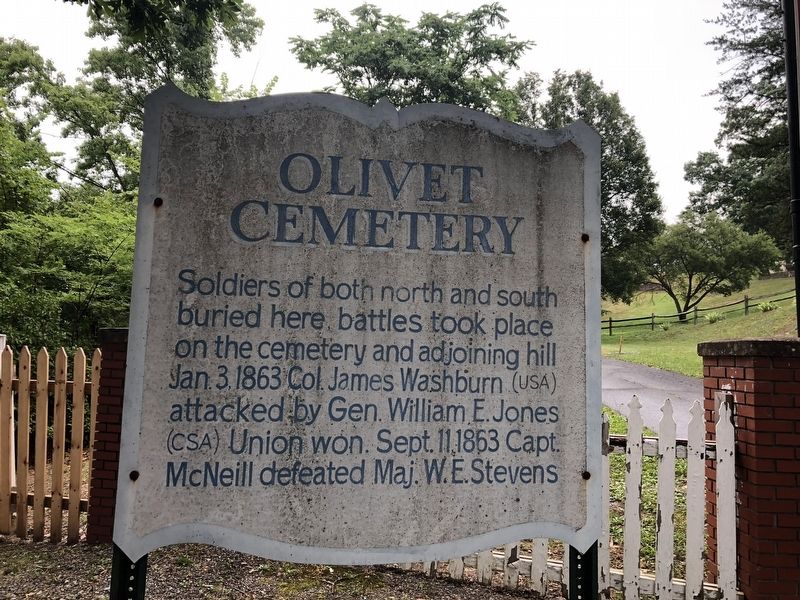 Olivet Cemetery Marker image. Click for full size.