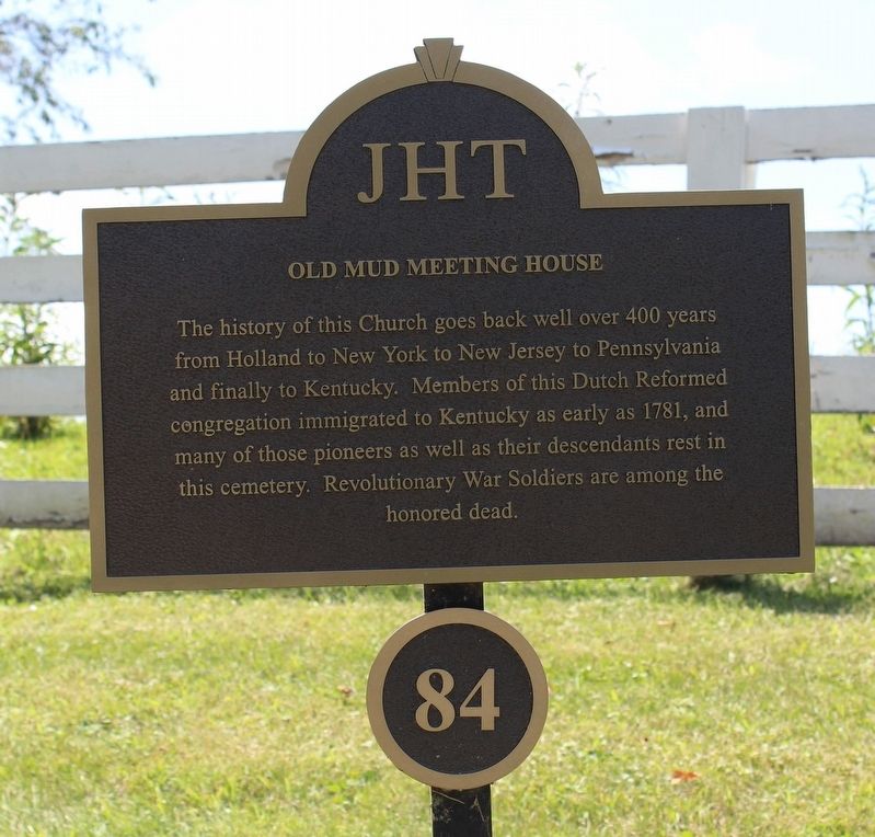 Old Mud Meeting House Marker image. Click for full size.