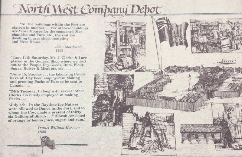 North West Company Depot Marker image. Click for full size.