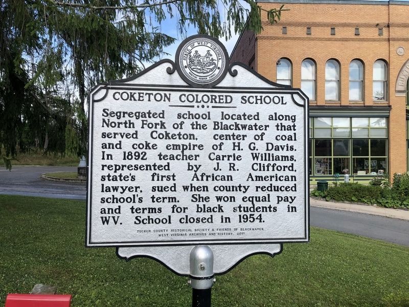 Coketon Colored School Marker. Click for full size. Coketon Colored School Marker image. Click for full size.